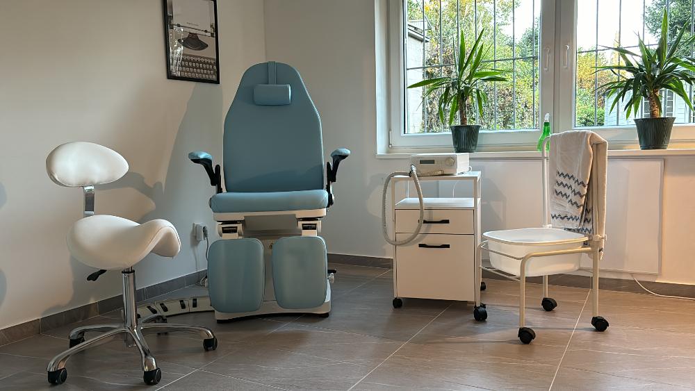 Praxisraum Fußpflege, Nails, Fußpflege, Nagelstudio, Nageldesign Ratingen Homberg